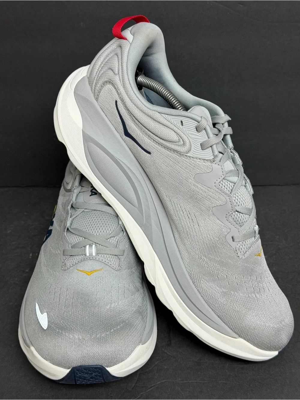NEW HOKA Gaviota 6 Men's Size 12.5 4E X-WIDE Stellar Grey/Stardust Running Shoes